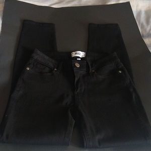 Paige skinny black jeans size 25 Verdugo ankle